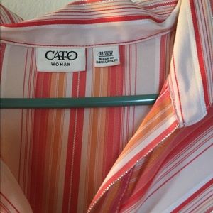 Cato blouse orange